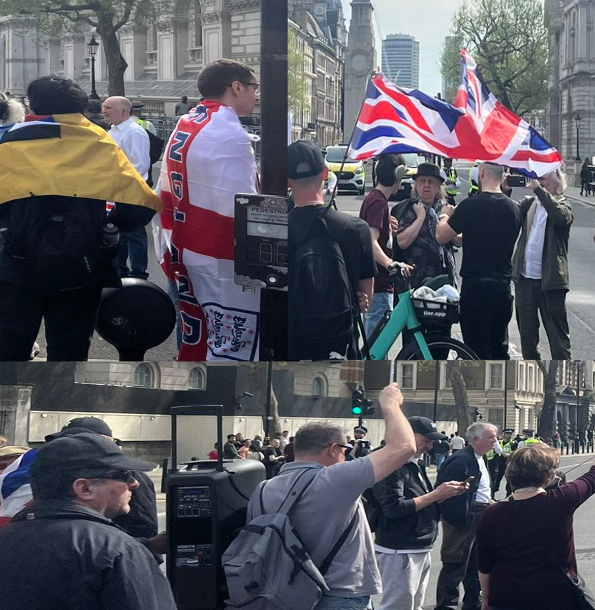 Patriots protect the Cenotaph this weekend against a rampaging mob of 3rd world migrants who target the white native population daily throughout Britain. We want our Country back!! english-defence-league.org/index.php/edl-…