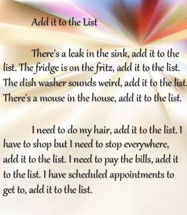 MLeighQS's tweet photo. Add it to the List 📜 #poetry #addittothelist #fypシ #writingcommunity https://t.co/WmmzgKLbV4