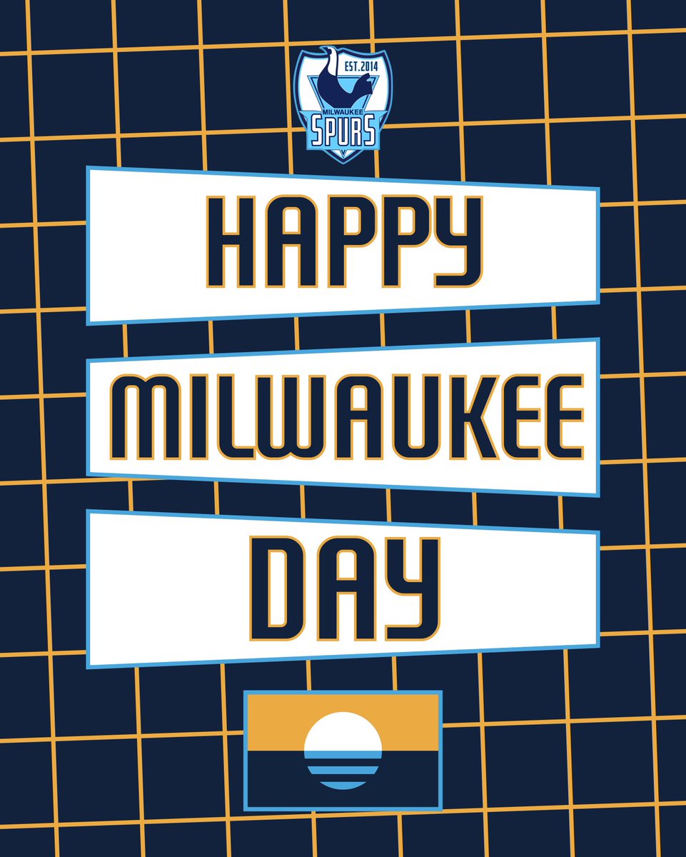 MKESpurs's tweet photo. well look at that, its my favorite holiday! it’s time to celebrate the first half of our name! wishing a very happy 414 day to all in the city we love the most, whether you’re here physically or if the 414 is on your mind today.

drink a PBR today, have a cheese curd or 15 💙💛 https://t.co/ZfbJtxOpmm