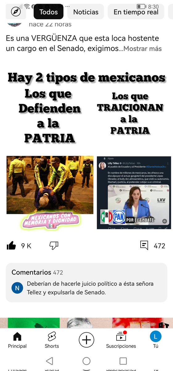 JUICIO POLÍTICO A LA TRAIDORA @LillyTellez #TRAIDORES_A_LA_PATRIA #TRAIDORES_A_LA_PATRIA #TRAIDORES_A_LA_PATRIA #TRAIDORES_A_LA_PATRIA #TRAIDORES_A_LA_PATRIA