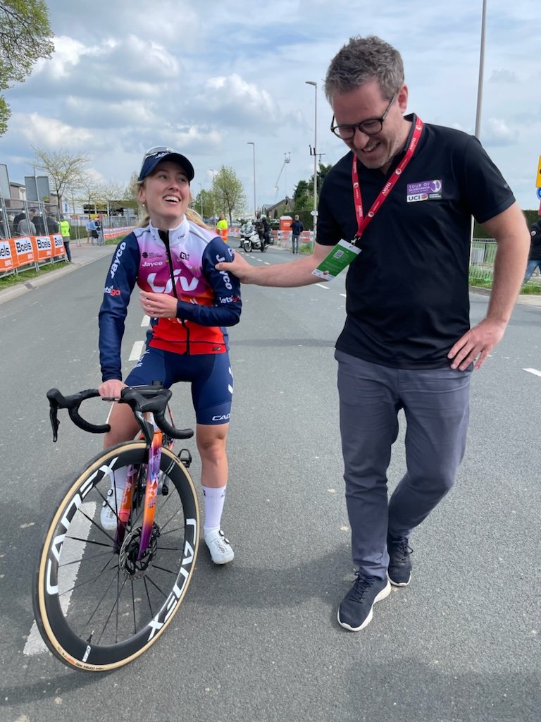 Great to be Norwegian in The Netherlands today🇸🇯🇸🇯
Congratulations with your first UCI women's world tour podium today @ingvildgaskjenn💪💪💪
#uciwwt #womensworldtour #womencycling
#amstelgoldrace24
@Amstelgoldrace 
@UCI_WWT