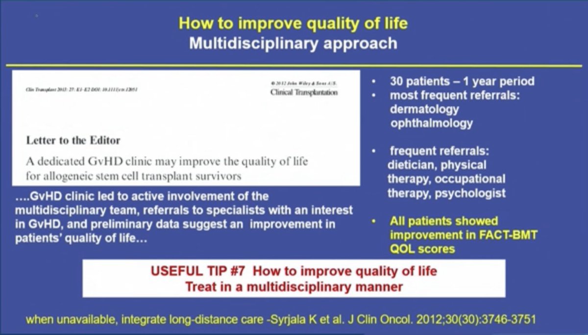 #EBMT24 Treating & Living with c-GvHD!Amazing session, excellent background,practical tips with patient,family, physician & nursing perspectives!C-GVHD is an important complication‼️The way you look at the elephant in the room is different!Multidisciplinary approach is crucial‼️