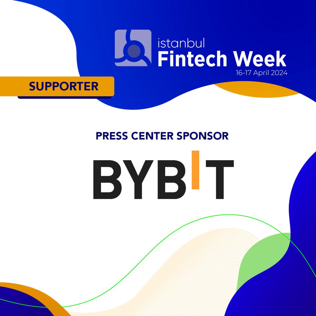 📢 Bybit & Istanbul Fintech Week 2024 16-17 Nisan 2024 tarihlerinde düzenlenecek olan İstanbul Fintech Haftasının sponsoru olduğumuzu duyurmanın sevincini yaşıyoruz! #Web3 #Fintech #Bybit