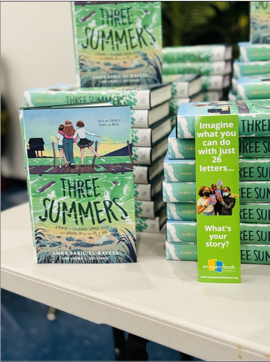 amrasabicPHD's tweet photo. Students frequently ask me about the best part of writing #ThreeSummers. It's being with students and witnessing their inspiration to write their own stories. Every person has a story to tell, and if we actively listen to one another, we can reduce hate and conflict in our world. It's amazing what we can do with just 26 letters in English, just 27 letters in Spanish, just 28 letters in Arabic, just 48 letters in Hindi...etc.! Remember, your voice matters and your story matters.