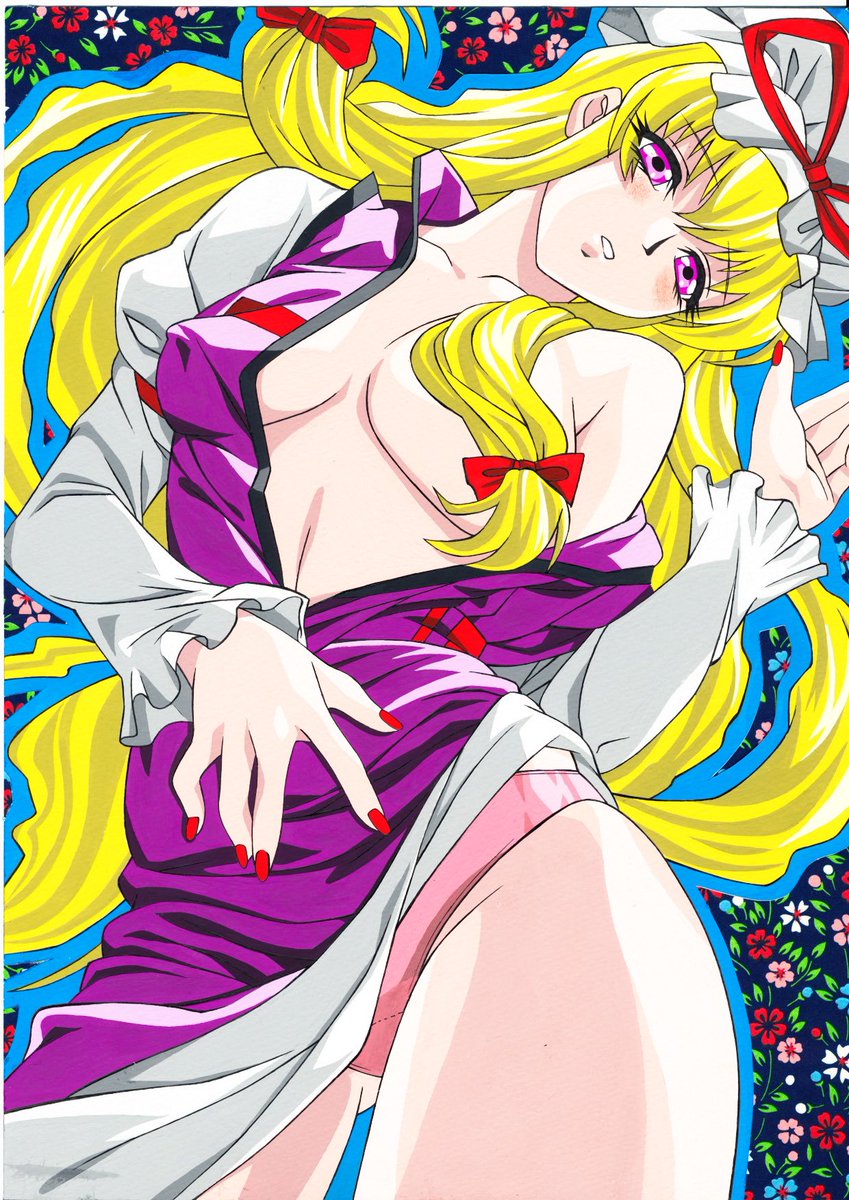 old_future_m's tweet photo. #一次創作作家のファンアート
アナログで描いたよ🎨 https://t.co/IxM3NWqdrT