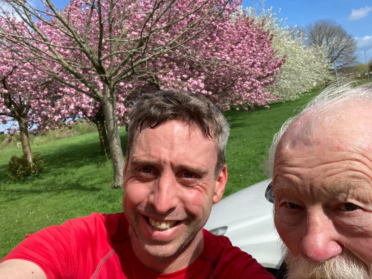 Bit of spring training at Foxes Wood through the blossom! #MCH