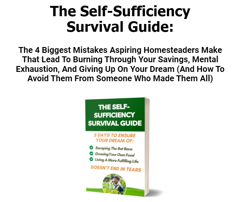 EmmaValahu's tweet photo. If you've dreamed of: 

🍃Escaping the rat race and moving to the country 
🍃Living more self-sufficiently 
🍃Growing your own food 
...then my Free 5-Day Email Course will ensure you can do all that without it ending in tears.

https://t.co/uCA9kPcBfB https://t.co/d5LGZ6rahE