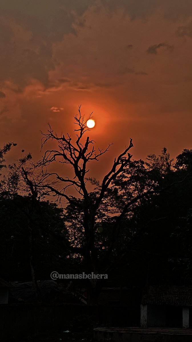 manasbehera07's tweet photo. My #Sunset_photography.
Date. 14/04/2024.
Location: #DEULI, Mayurbhanj, Odisha.
Time: 6:05 PM
#NATURE_IS_AMAZING. (Save Nature)
Frames are my eyes, opinion is yours.... https://t.co/kOA8KE93H7