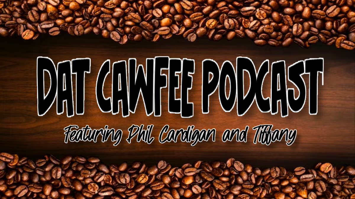 ☕️LIVE☕️ DAT CAWFEE PODCAST featuring Phil Cardigan and Tiffany Link: youtube.com/watch?v=DLTs_H… #Coffee #CoffeeTime #Wrestling #IndieWrestling #Chat @philcardigan #Drinks #Brunch #coffeetime #CoffeeTalk