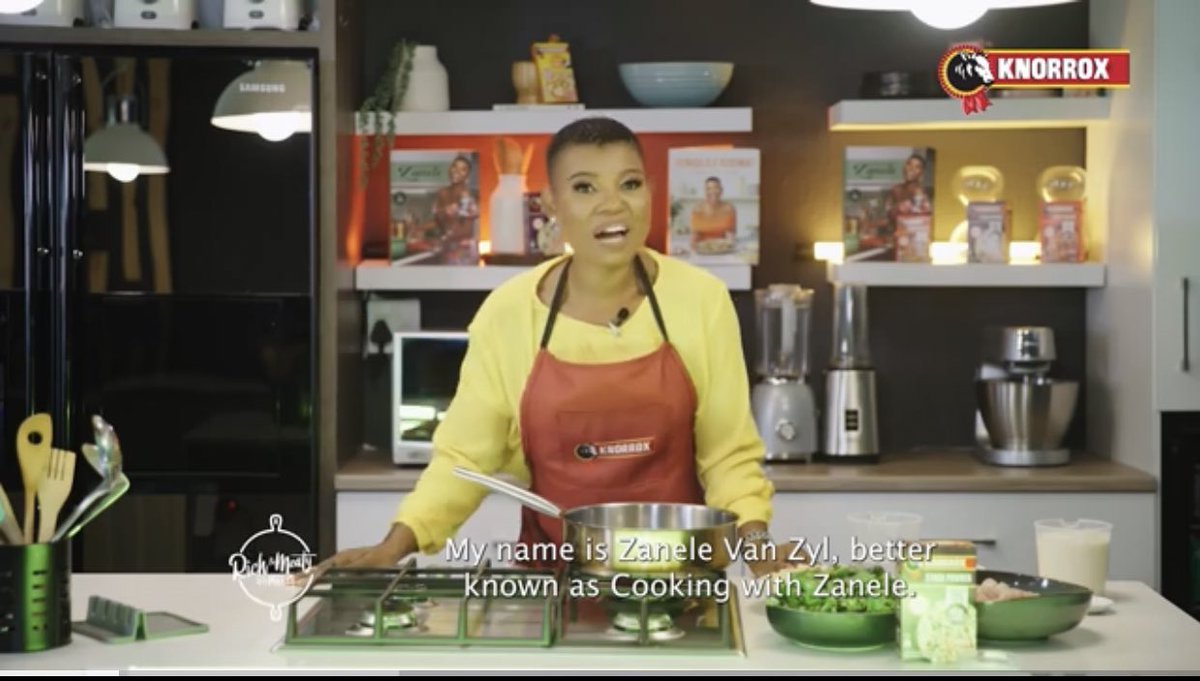 Kambi_Mohlala's tweet photo. We are live with Episode 1 of #KnorroxRichMeatySundays featuring Chef Zanele Van Zyl! with #Knorrox! 📺👩‍🍳 https://t.co/End7CYrOvW
