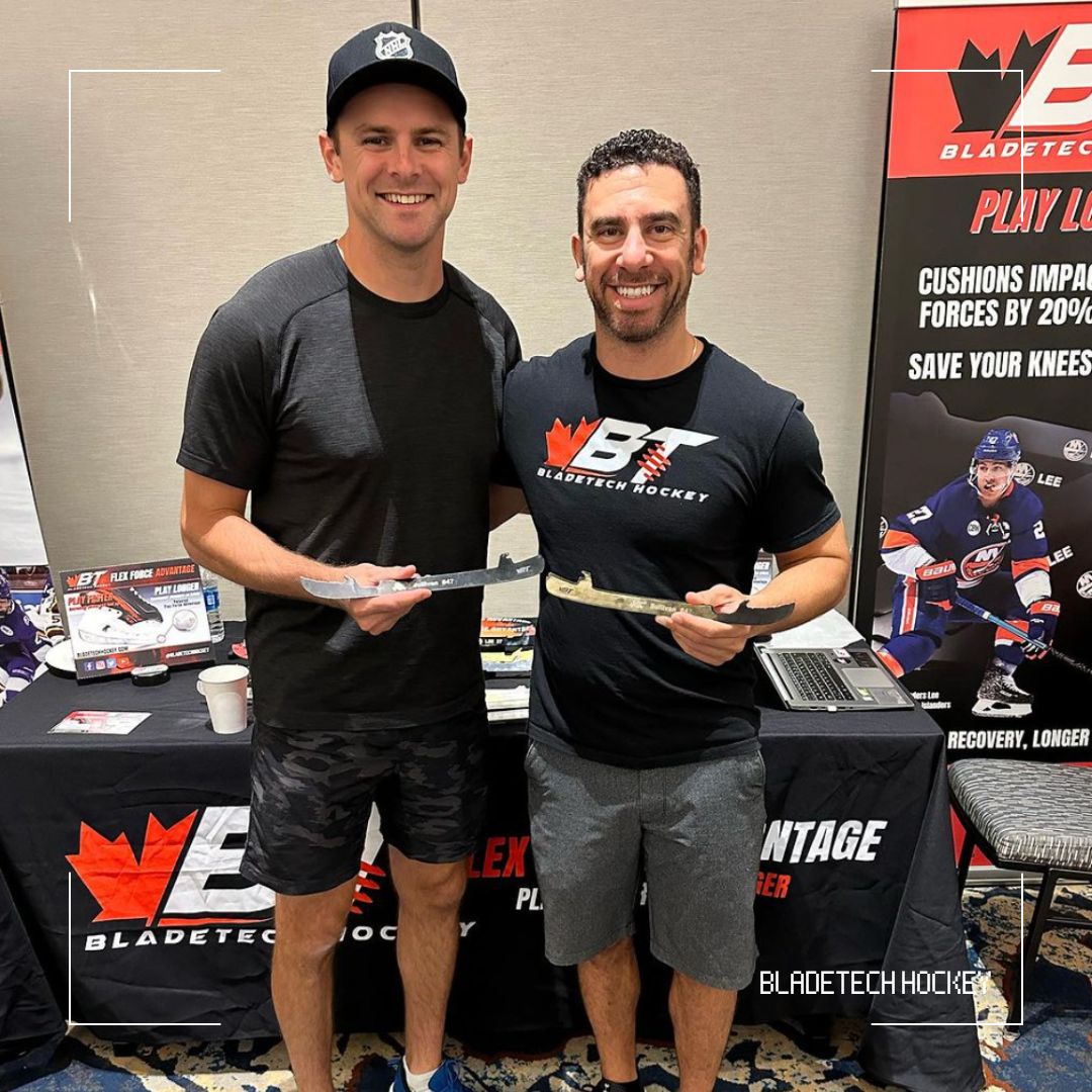 Throwback to seeing our friend Mike Sullivan! Wishing him the best of luck on reffing his first game today! #teambladetech #speedisourbusiness #nhl #hockey