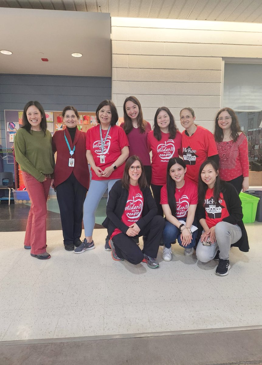 McKee PS wearing #ETTRedforEd in a show of support for the ETT negotiations earlier this week. There's too much at stake to allow further strips to our working conditions and our students' learning conditions. Wear your Red for Ed on April 23 and April 30! #OntEd