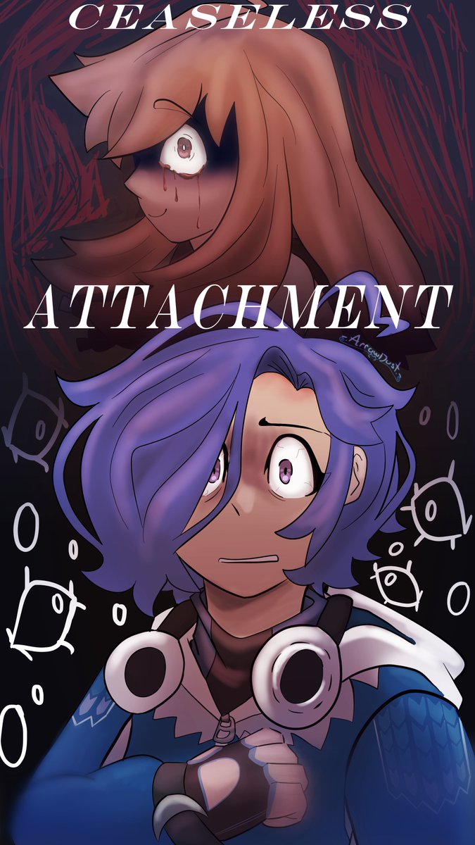 WARNING BLOOD AND SCOPOPHOBIA!!

The official cover for my ghost au #ceaslessattachment is done! :D I don't know when 1st chapter will be released but it will be on Wattpad! #SMG4 #SMG4AU #Tari #Meggy #MeggySpletzer  #smg4tari #smg4meggy #ghostau #meggyxtari #tarixmeggy #megari