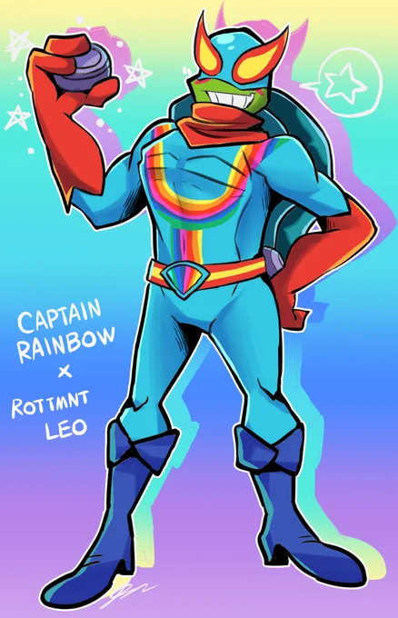 CaptainRainbow(Wii game) × rottmnt Leo 