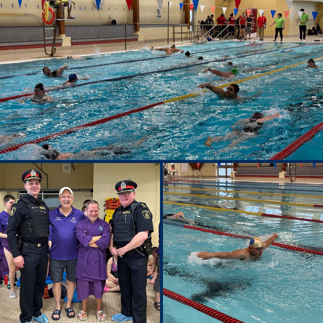 WRPSToday's tweet photo. 🏊Having a splash-tastic time this morning with @SOOntario swimmers at the @WilmotTownship Recreation Complex. 🌊

Looking forward to May 23 – 26, 2024, when the Provincial Spring Games will welcome over 750 athletes from across Ontario to Waterloo Region to compete in swimming🏊‍♂️, powerlifting 🏋️‍♀️, rhythmic gymnastics 🤸, basketball 🏀, and 10-pin bowling 🎳!

https://t.co/yuZfJa7igY