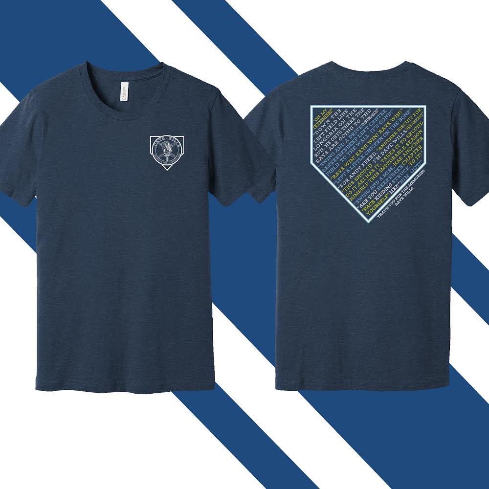 1771Designs's tweet photo. If you’re at the Rays game today wearing Dave’s shirt - please tag me in any pictures 🤙🏽 #raysup #davewills #buddybaseball https://t.co/RTiFh0EY4B