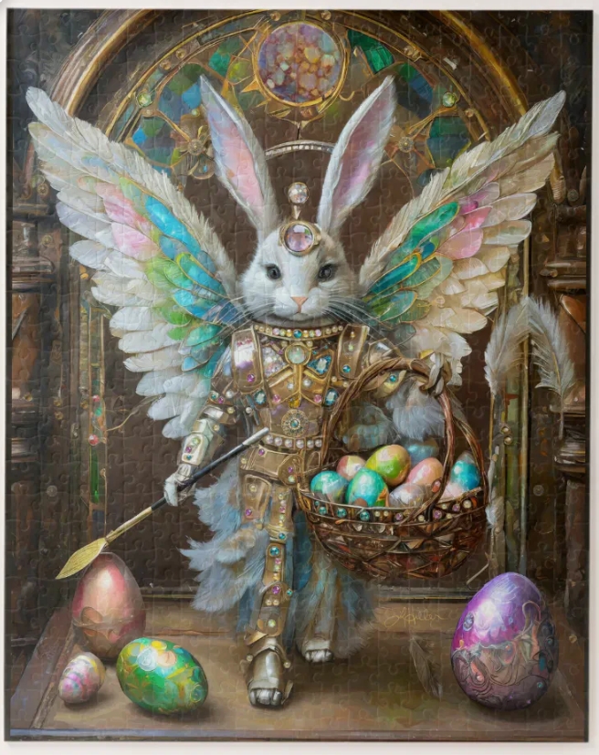 🐰⚔️🐰⚔️🐰 
Easter Bunny Rabbit and Eggs Puzzle Collection  
bit.ly/LeeHillerEaste…
#art #mixedmedia #Easter #easterbunny #Angel #easterbasket #eastereggs #gifts #giftideas #steampunk #puzzles #games #puzzle #bunnies #butterfly #rabbits #bunnyrabbits #angels