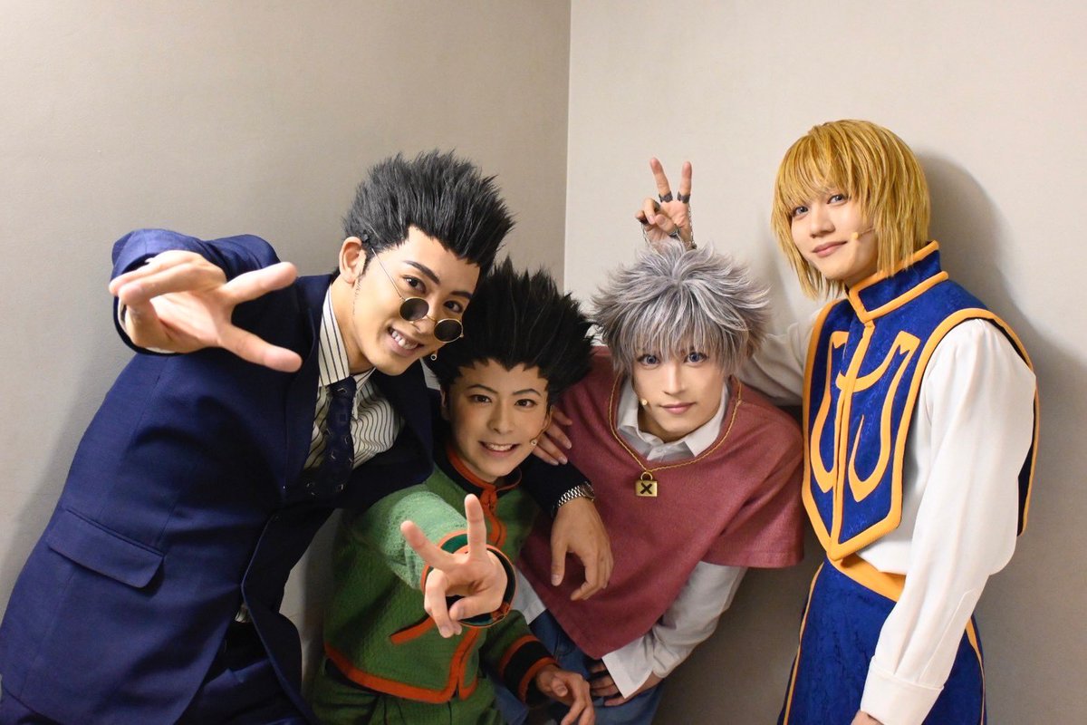 p_shori_k412's tweet photo. #舞台ハンター
全公演終了！！

現在の物語上、4人で会うのが今日で最後になりました。正直寂しいです。
けれど、、、最高の仲間に出会えました！！！！

 この奇跡に感謝です。
全34公演応援ありがとうございました😊 https://t.co/mEwmpOg9gT