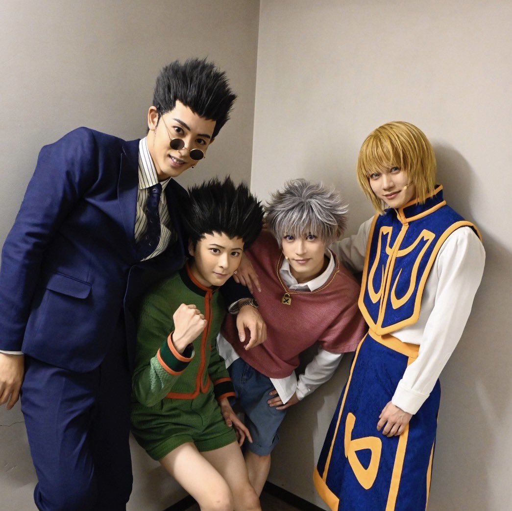 p_shori_k412's tweet photo. #舞台ハンター
全公演終了！！

現在の物語上、4人で会うのが今日で最後になりました。正直寂しいです。
けれど、、、最高の仲間に出会えました！！！！

 この奇跡に感謝です。
全34公演応援ありがとうございました😊 https://t.co/mEwmpOg9gT