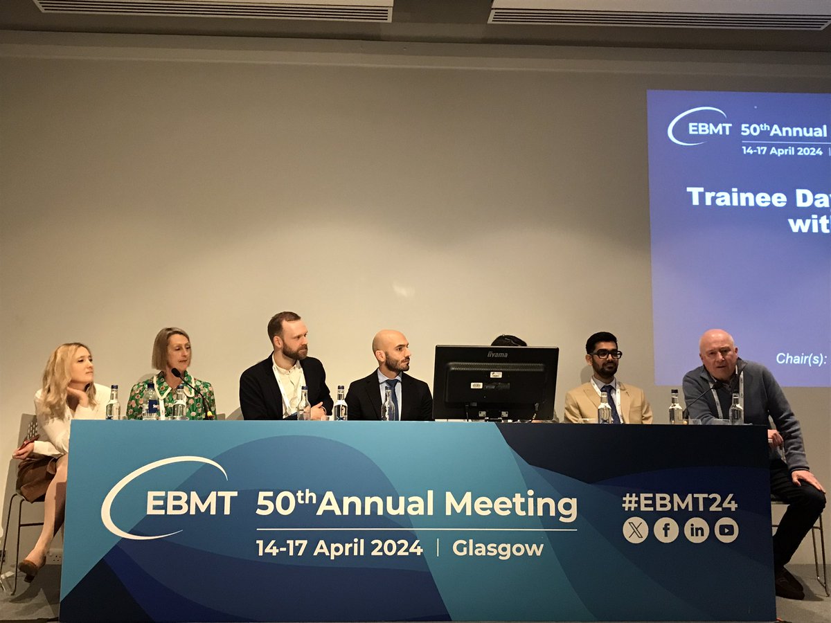 Amazing discussion on all dimensions of GVHD🙏 Money quotes: 'We dont treat diseases, we treat patients' @CarmeloGurnari 'Sometimes, the best treatment is the one the patient can afford'@nihardesai7 🙏 @TheEBMT_Trainee #EBMT24 @TheEBMT @michellekenyon5 @christheeagle1