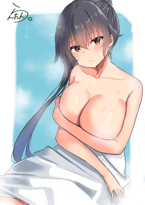 #艦これ版深夜の真剣お絵描き60分一本勝負 #艦これ版真剣お絵描き60分一本勝負_20240414 