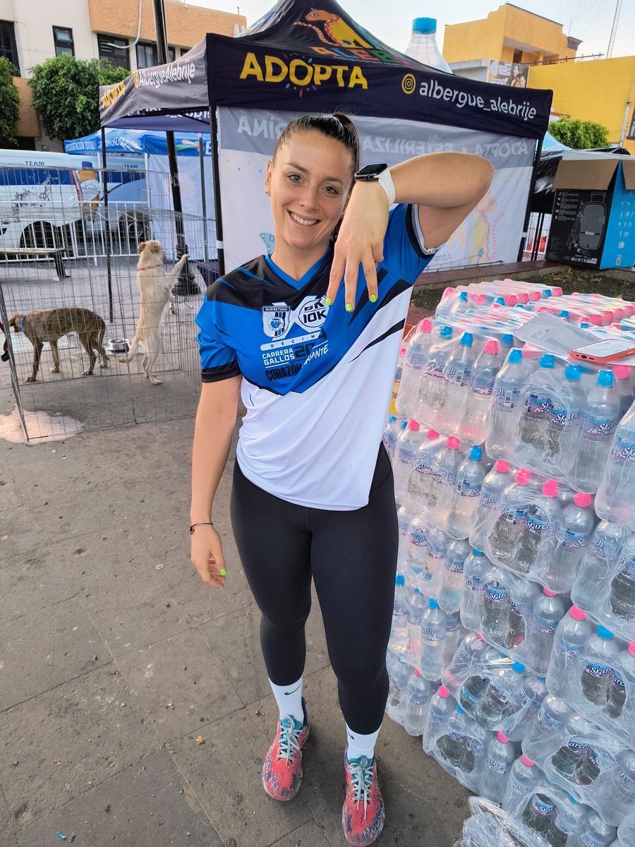 La pata señal presente en la carrera Gallos 2024 por parte de nuestra cancerbera <a href="/martaalemany_/">Marta Alemany</a>