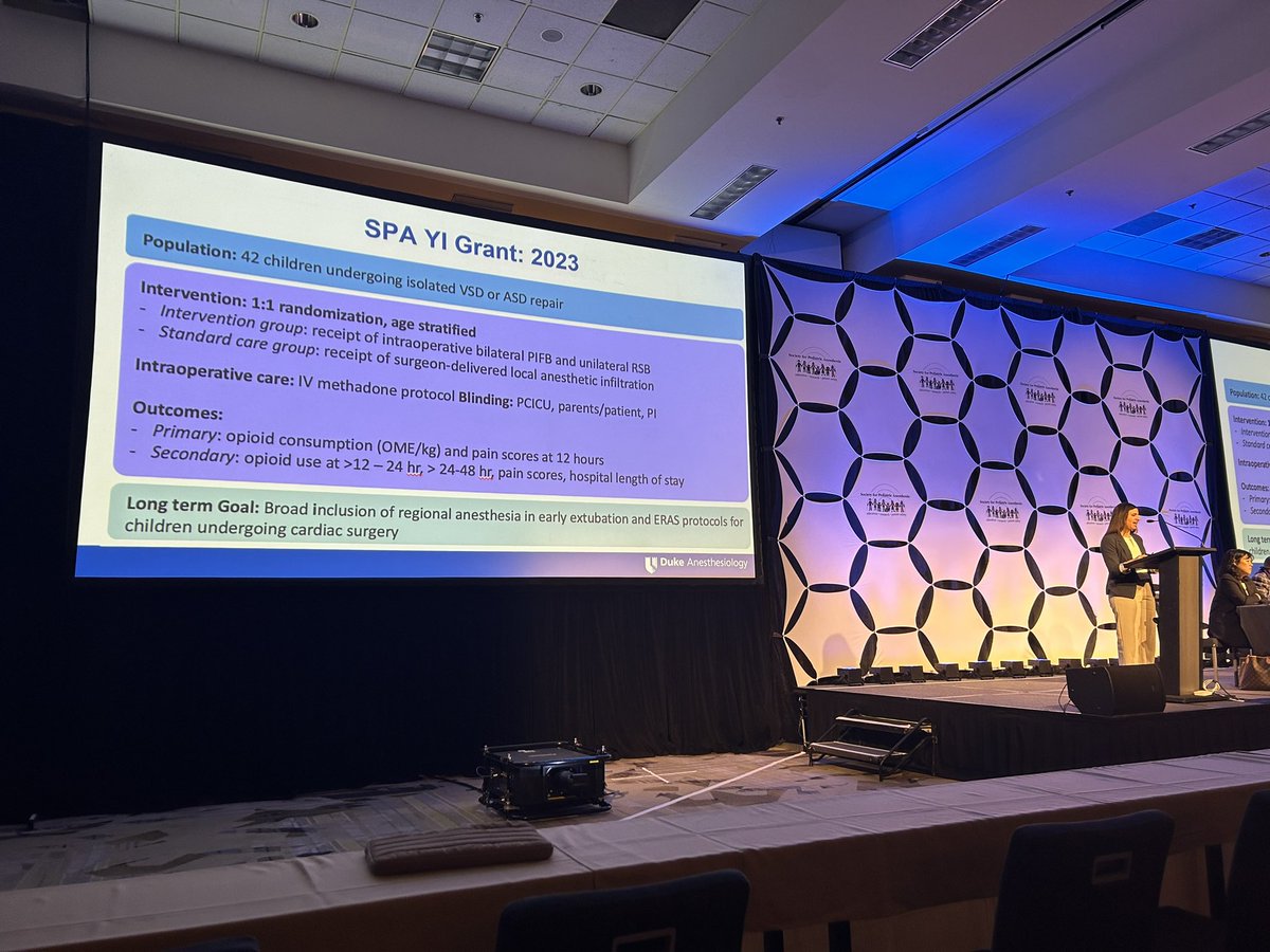 Jina Sinskey, MD, FASA (@jinasinskeymd) on Twitter photo Dr. <a href="/LisaEinhornMD/">Lisa Einhorn, MD</a> presenting her work as recipient of the <a href="/PediAnesthesia/">SPA</a> young investigator award at #PedsAnes24! 🤩 <a href="/Duke_Anesthesia/">Duke Anesthesiology</a> Dr. <a href="/LisaEinhornMD/">Lisa Einhorn, MD</a> presenting her work as recipient of the <a href="/PediAnesthesia/">SPA</a> young investigator award at #PedsAnes24! 🤩 <a href="/Duke_Anesthesia/">Duke Anesthesiology</a>
