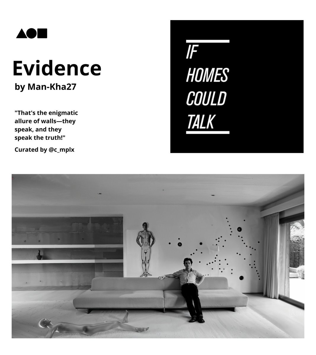 -Evidence- 2 of my pieces already collected/20. ‘If Homes Could Talk' @foundation All the artworks are fantastic, Enjoy the showcase by visiting this link: foundation.app/gallery/decons…