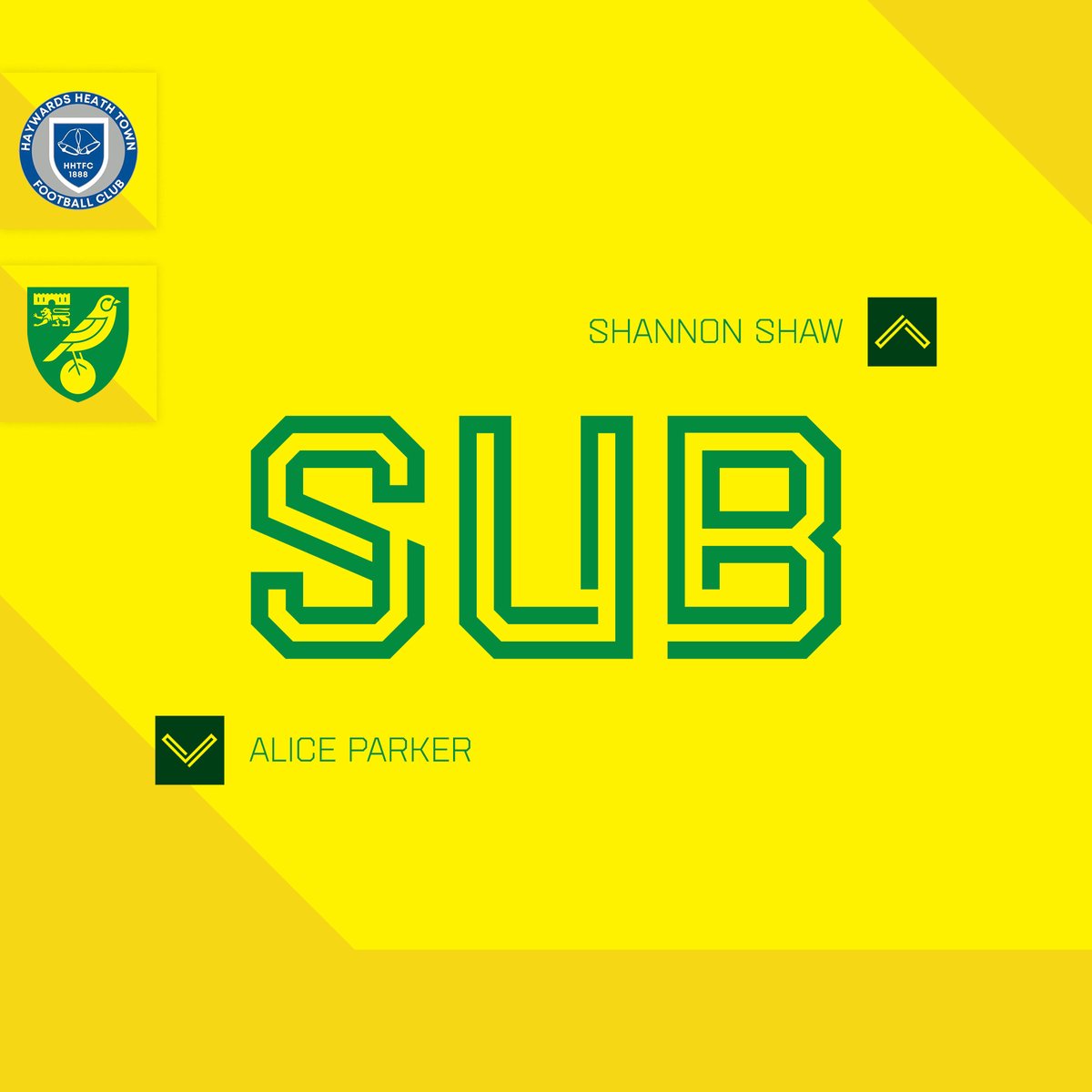 We make another switch. 🔵 #HHTFC 0-1 #NCWFC 🔰(85)