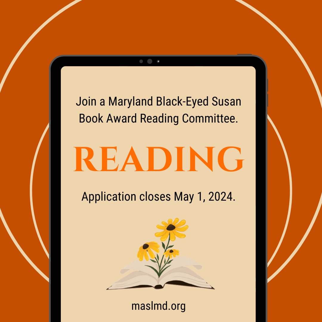 📚✨ Calling all book lovers! 🌟 Join the Maryland BES Reading Committee and help shape the reading list for students across the state! 📖✨🚀 Apply now to make an impact! 📆🔗ow.ly/T7Gf50QGImg 📚🗳️Application closes May 1st.