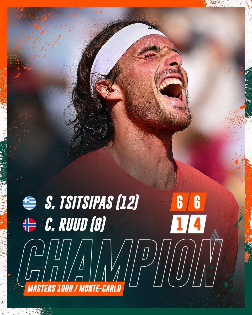 PRINCE STEFANOS III 

Tsitsipas claims his third Monte-Carlo title 🏆🇲🇨 #RolexMonteCarloMasters