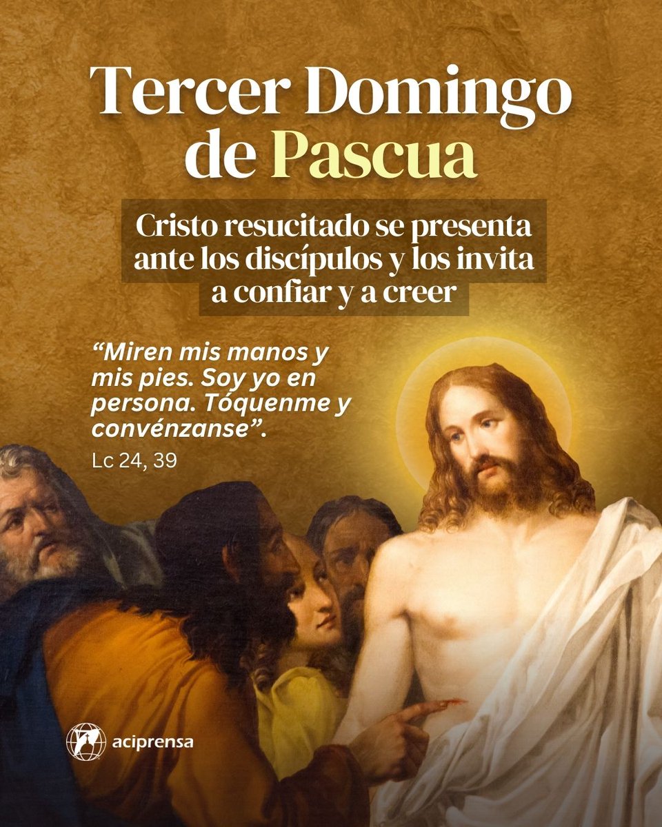 Hoy, 14 de abril, la Iglesia celebra el Tercer Domingo de Pascua. Han pasado ya dos semanas desde el Domingo de Resurrección -el mayor de todos los domingos- y seguimos adentrándonos, paso a paso, en el tiempo litúrgico más importante del año: el Tiempo Pascual. La lectura del…