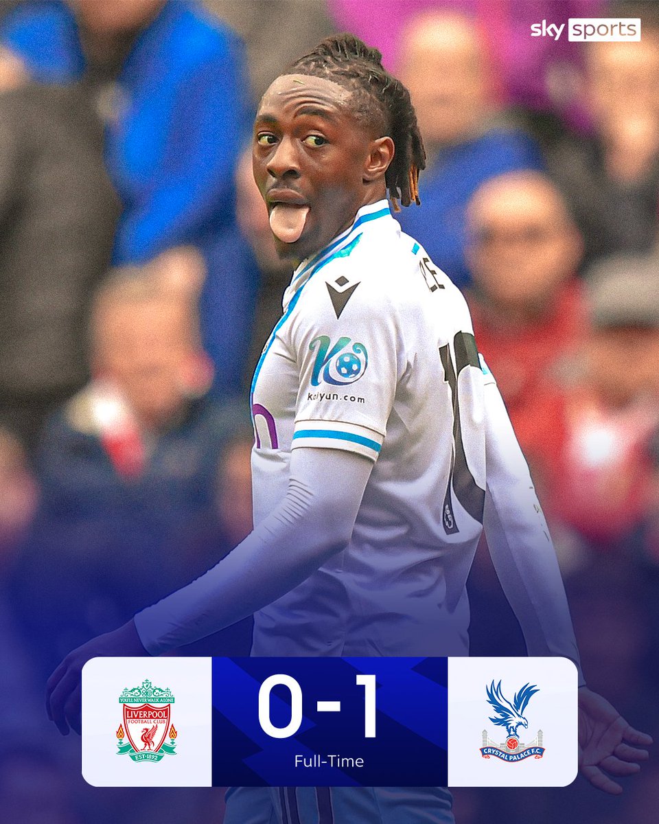 Crystal Palace takes down Liverpool at Anfield! 🤯
