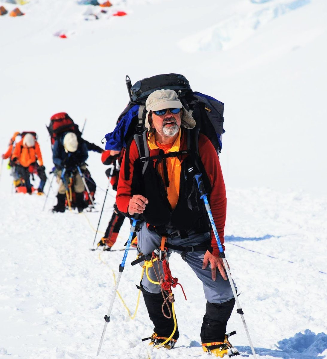 I just completed a Hypothermia course. Next up is Wilderness First Aid recertification. Support provided by @armaskin liner anti-blister socks. Archive photo from Denali expedition.