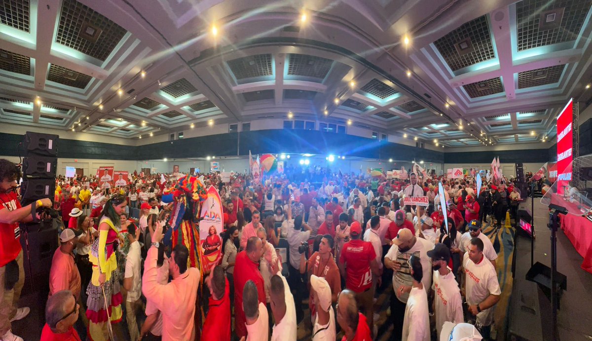 ¡Lleno total en los trabajos de la Asamblea Popular! ¡Adelante Popular! #ConvenciónPPD