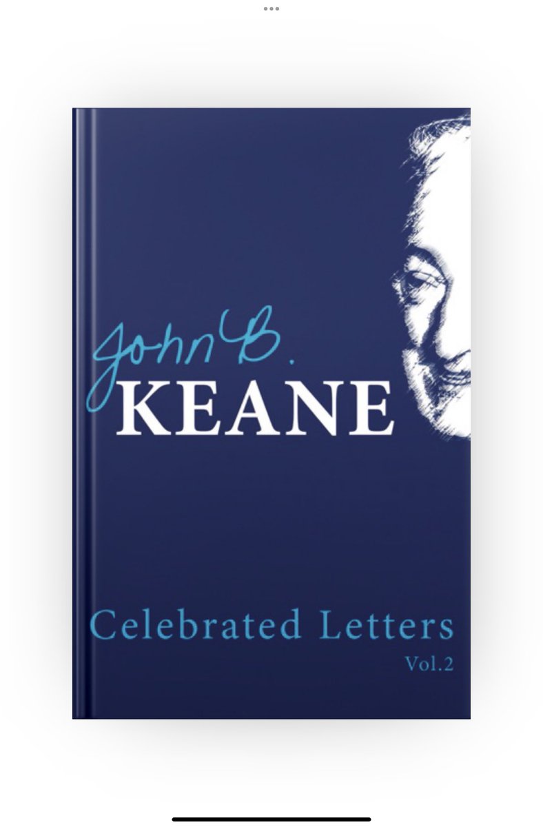 More treats in store of you haven’t read#johnbkeane ⁦@JohnBKeaneBar⁩
His masterpieces can be hard to source, is there a volume of all his in red work. ⁦@easons⁩ ⁦@KennysBookshop⁩ ⁦@HodgesFiggis⁩ @billykeane
⁦@DubrayBooks⁩ ⁦@LibrariesIre⁩