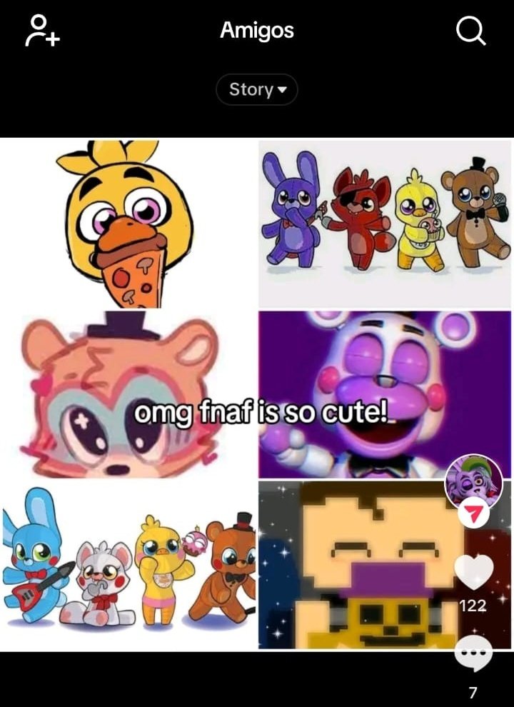 fansduvidosos's tweet photo. "FNaF não é fofo!" *usa materiais não oficiais pra provar seu ponto* https://t.co/Q0cgfv0Bt2