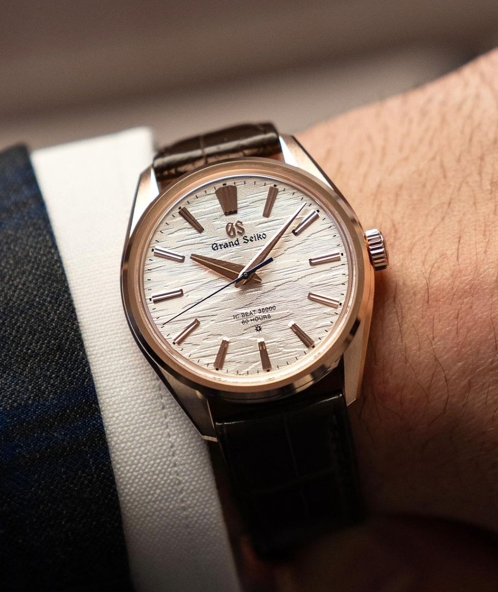 Gramd Seiko SLGW002 in 18k rose gold (limited to 80 pieces)