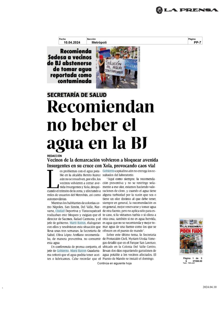 Martí Batres tweet media