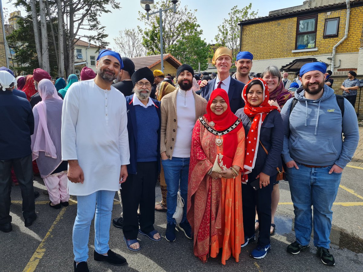 It was a pleasure to join my fellow Councillors and Newham’s Sikh community to celebrate Vaisakhi. A time for expressing gratitude, seeking blessings, and rejoicing in the spirit of togetherness and prosperity.