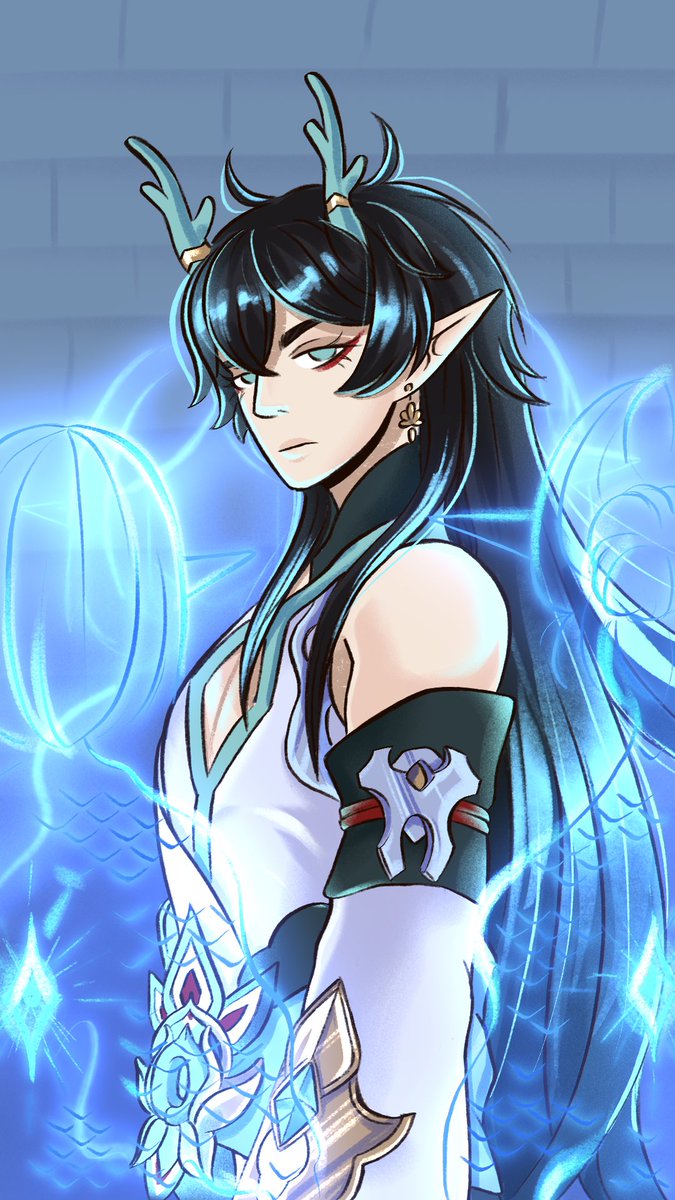 I like Dan Heng sooooo much 😍 #Honkai_Star_Rail #HSR1Year #danheng #fanart