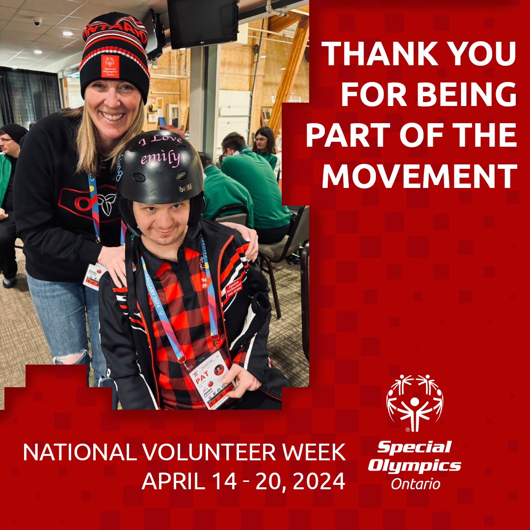 Join us in celebrating our amazing volunteers during National Volunteer Week! Their dedication lights up the lives of our athletes every day. Interested in joining this inspiring team? Visit soontar.io/volunteer to learn more!