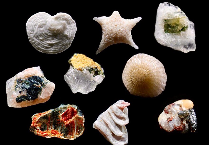 sand grains magnified 300x