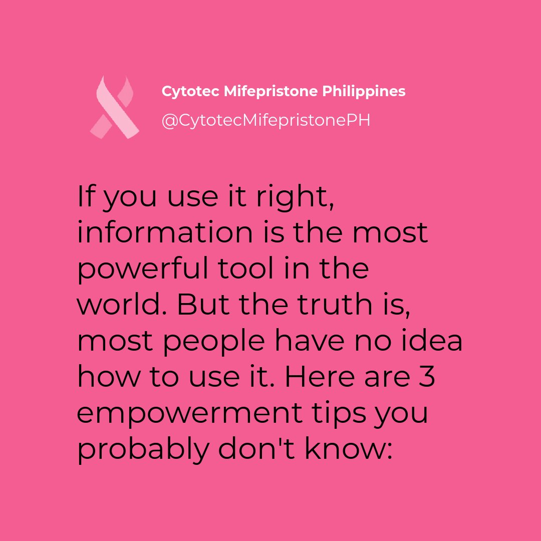 cytotecmifeph's tweet image. 1️⃣ Learn about your options from trusted sources 
2️⃣ Understand your rights and the local laws
3️⃣ Reach out for confidential support 
Talk to us for free assistance. 

Share if you believe in #WomensHealth #Empowerment #ReproductiveRights #cytotecmifepristonephilppines