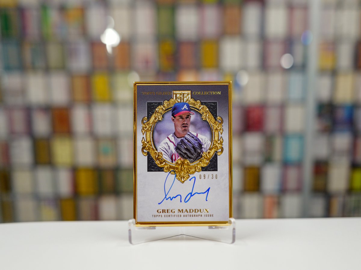 Happy birthday to Hall of Fame pitcher Greg Maddux! Repost or quote for your chance to win this incredible autographed @Topps card!