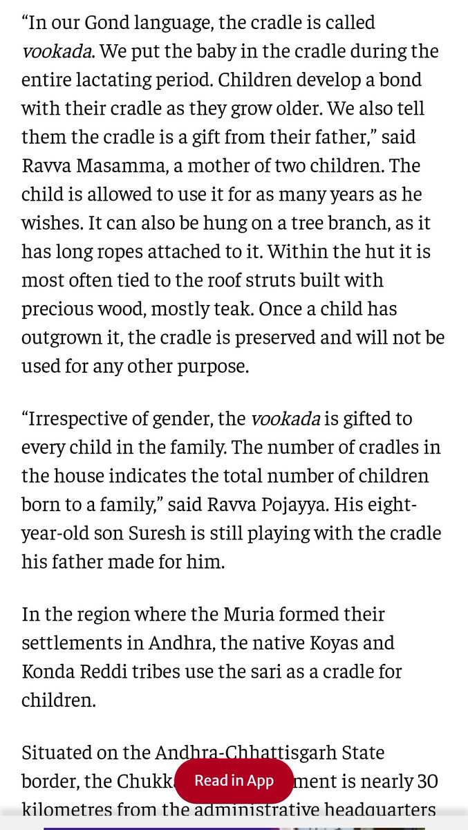 UpscScreenshots's tweet photo. Muria tribe is in News. Read article on this information. Source - The Hindu. #UPSC #UPSCPrelims2024 #muria tribe. https://t.co/IzLCD58iX9