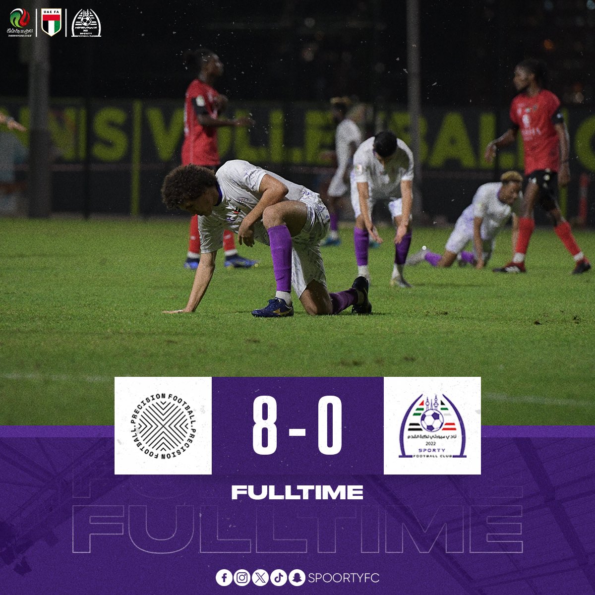 spoortyfc's tweet photo. -
“ Full Time “ 

Hard luck Sporty 💜 https://t.co/r7PmcP7WgM