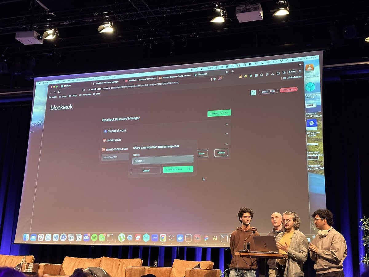 littlenicething's tweet photo. We contributed with Design to the Hackathon project “Blocklock”
A Decentralized Password Manager
The team just made it to top 10… 🤞
#ETHDam #Hackathon #web3design #blocklock
@cryptocanal https://t.co/V8O7w0LycK