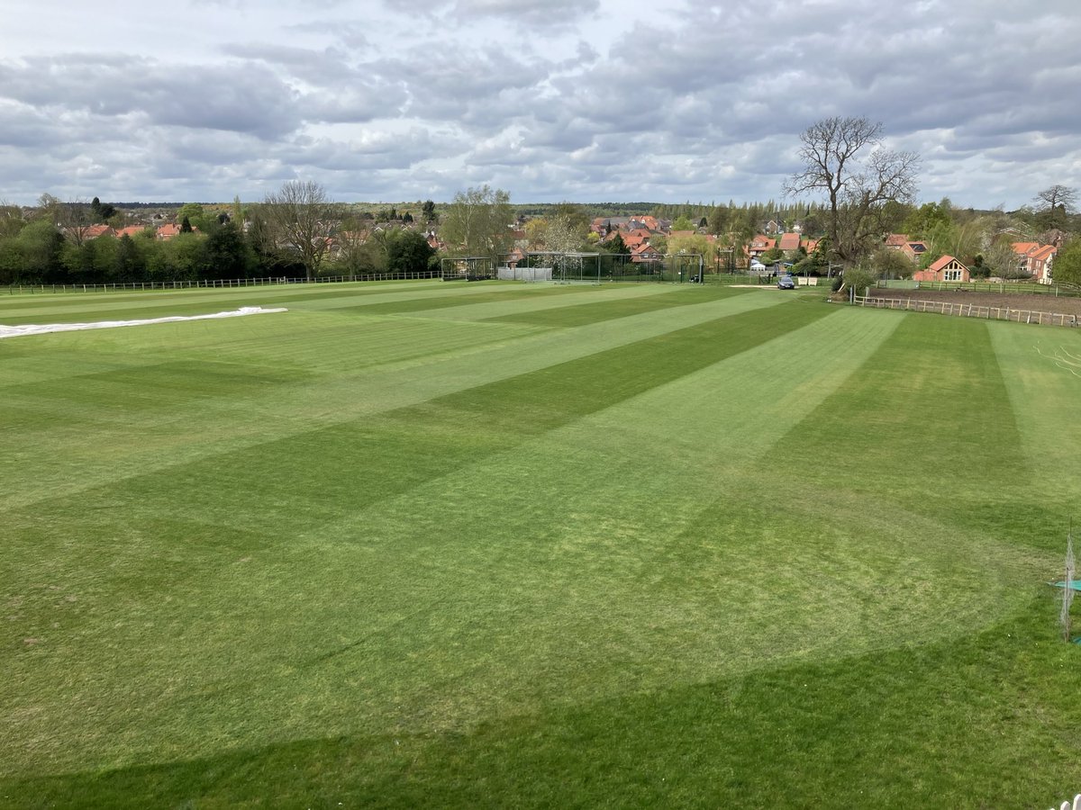 Still very soft, but GLA starting to look like a cricket ground again! Please - No more rain!! 🤞