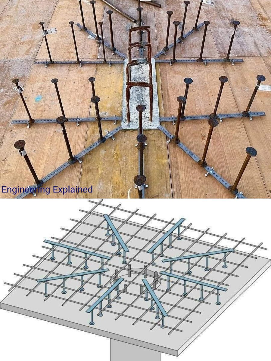 Punching shear is a phenomenon in structural engineering where a concentrated load, such from a column or pedestal, leads to the failure of a concrete slab or foundation by punching through it. It typically occurs at connection between a column and a slab or at the base of a col.